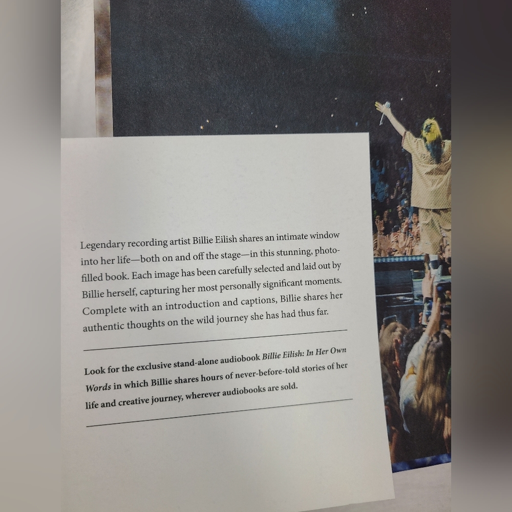 Billie Eilish hardcover book- New - Picture 4 of 7